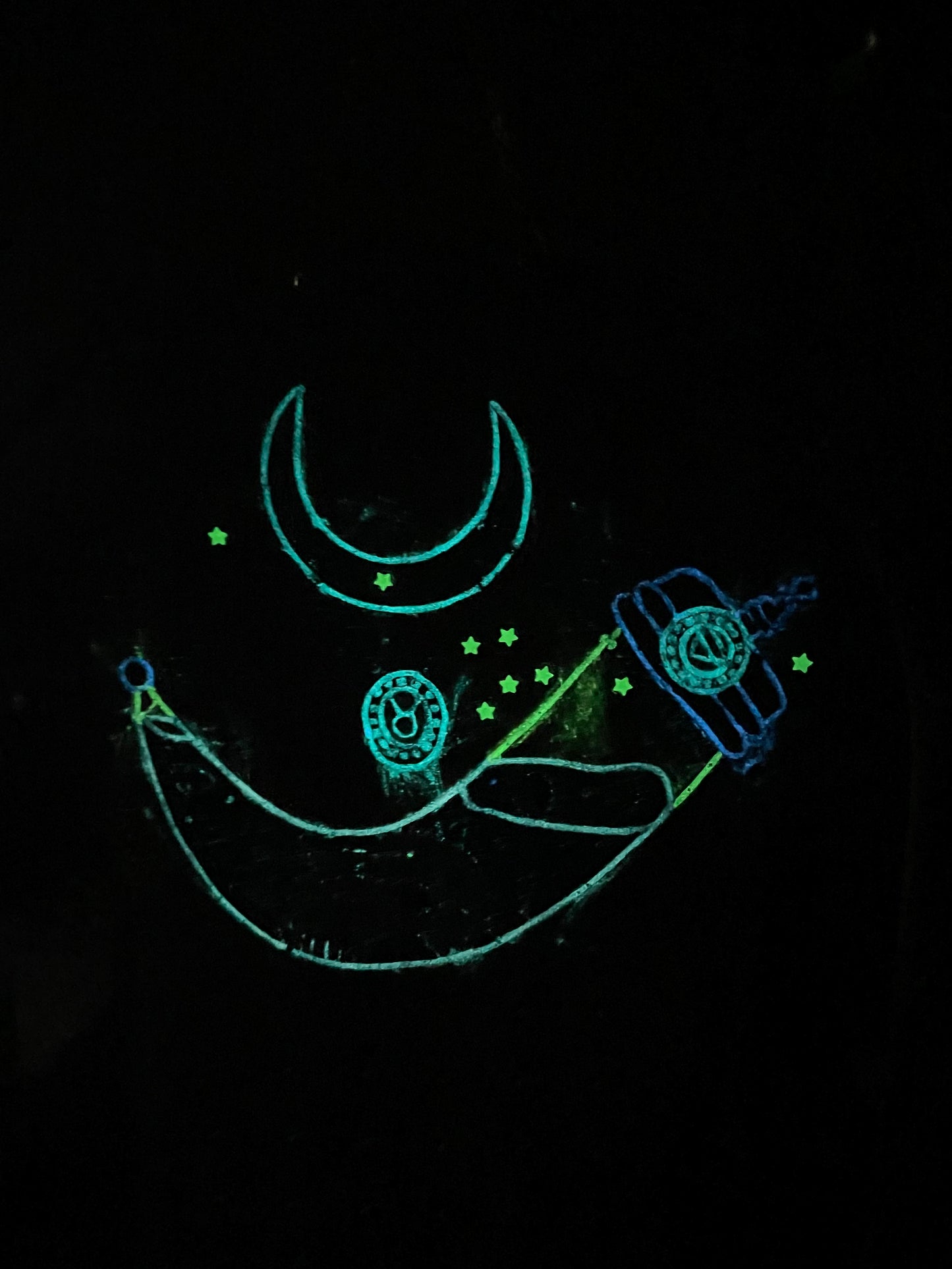 Zodiac Glow In The Dark Wall Decor