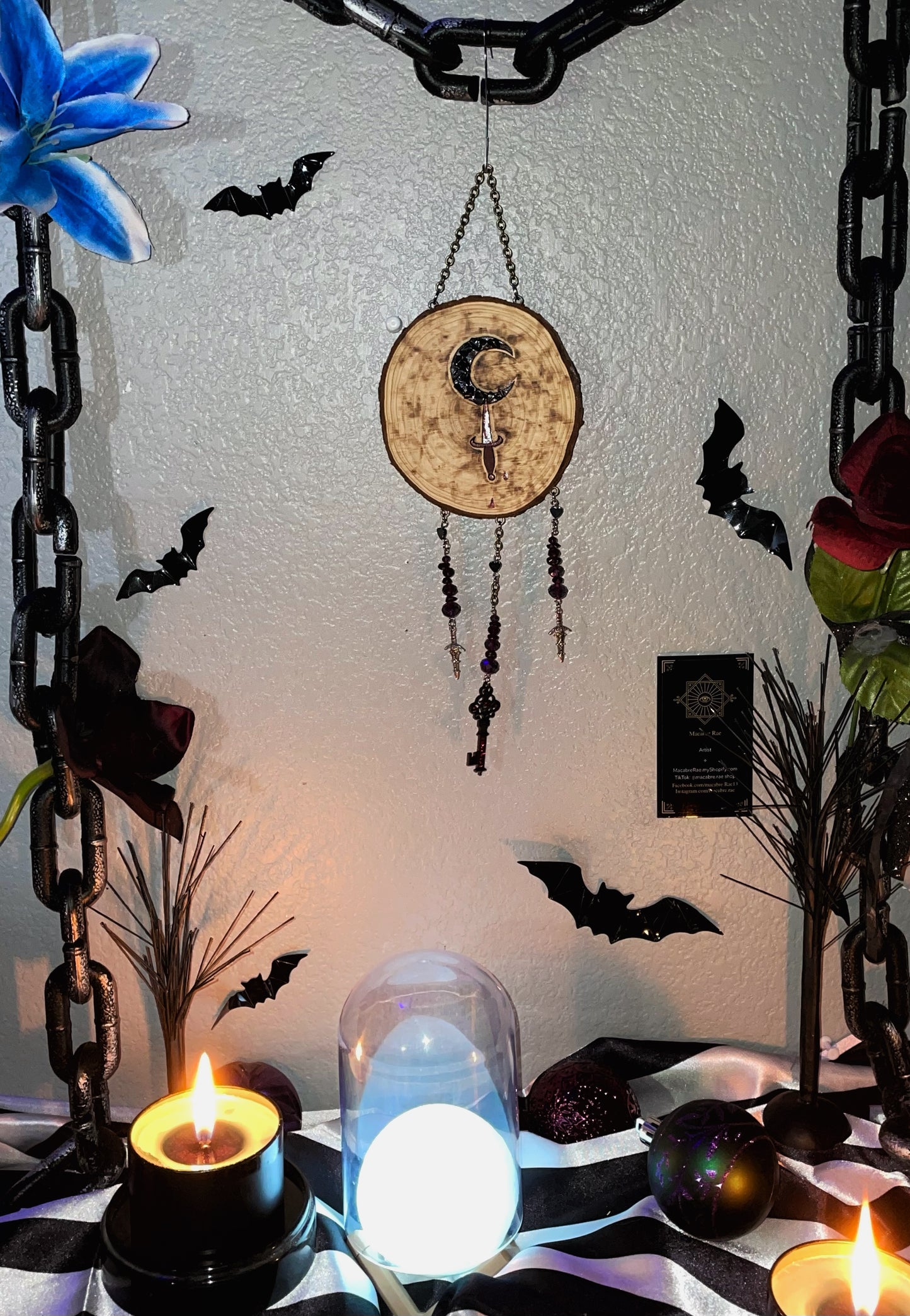 Liliths Nocturnal Embrace Devotee Wall Decor