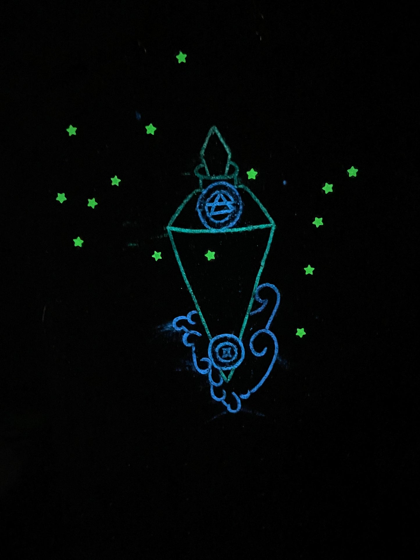Zodiac Glow In The Dark Wall Decor