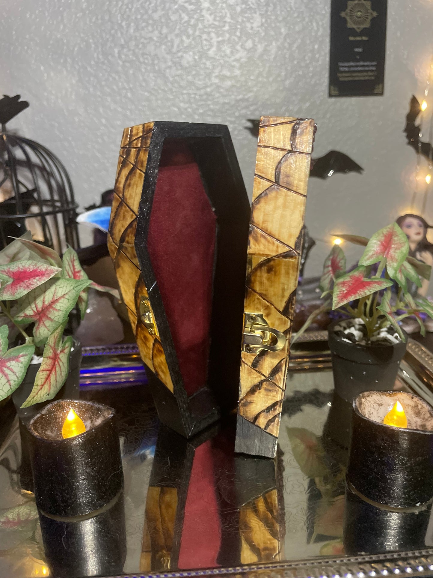 Spider Coffin Trinket Box