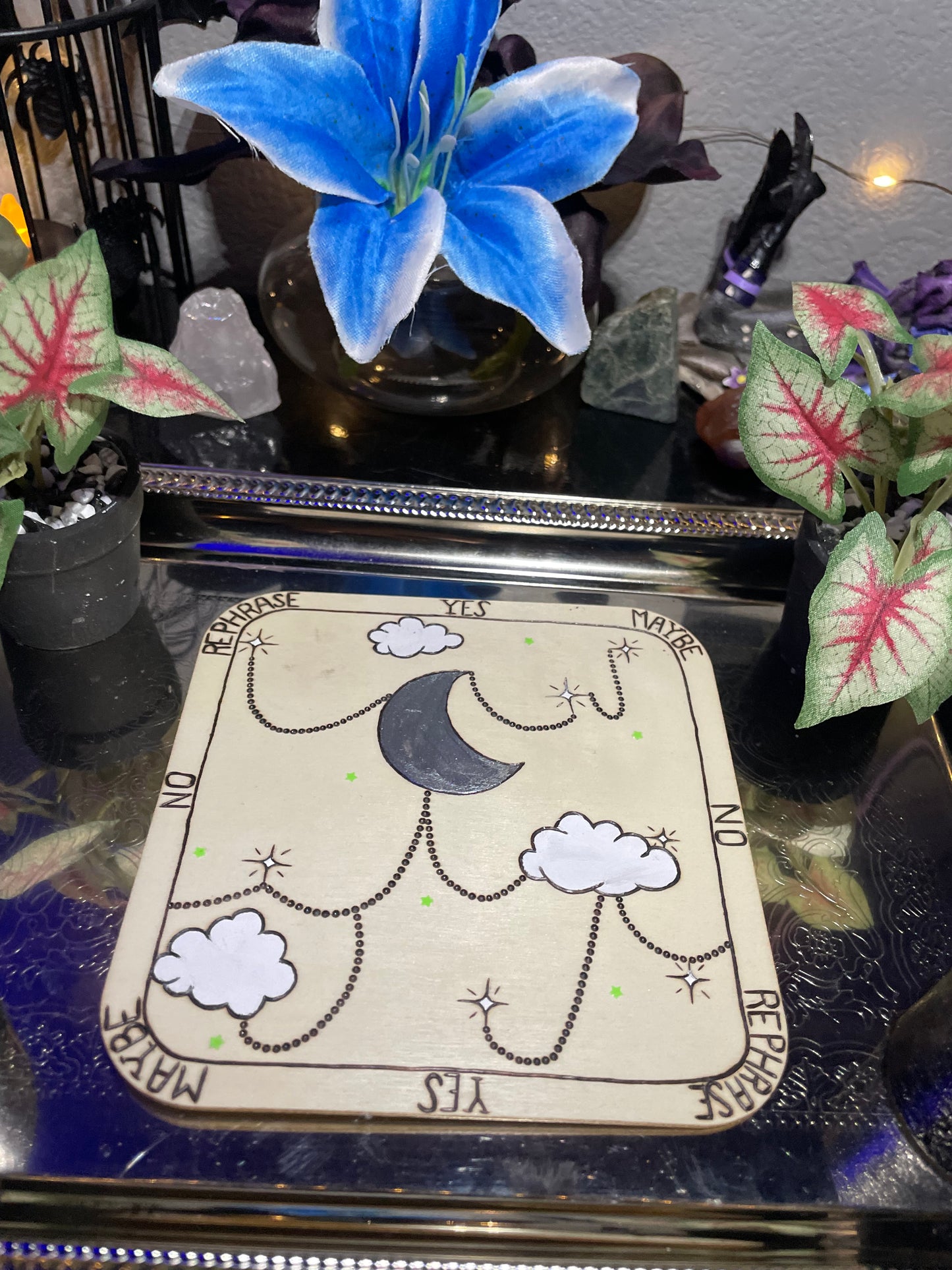 Wood Burned Pendulum Board