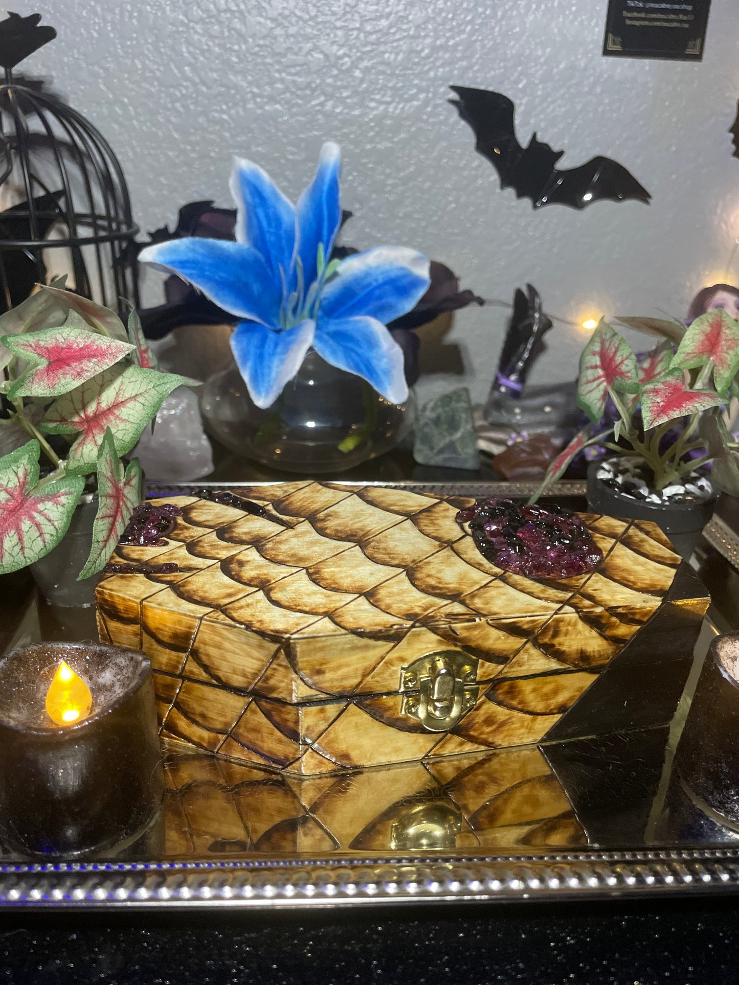 Spider Coffin Trinket Box