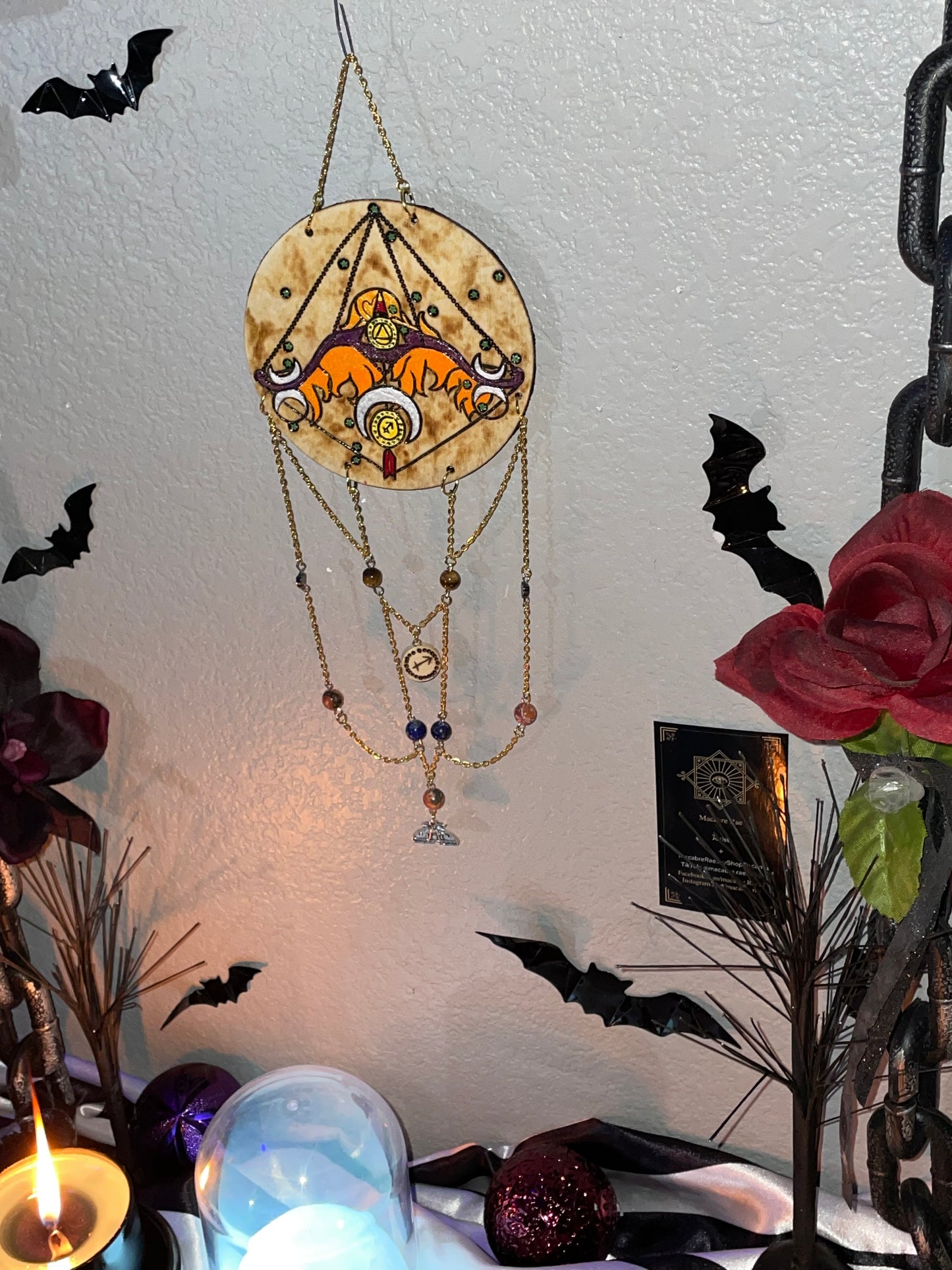 Zodiac Glow In The Dark Wall Decor
