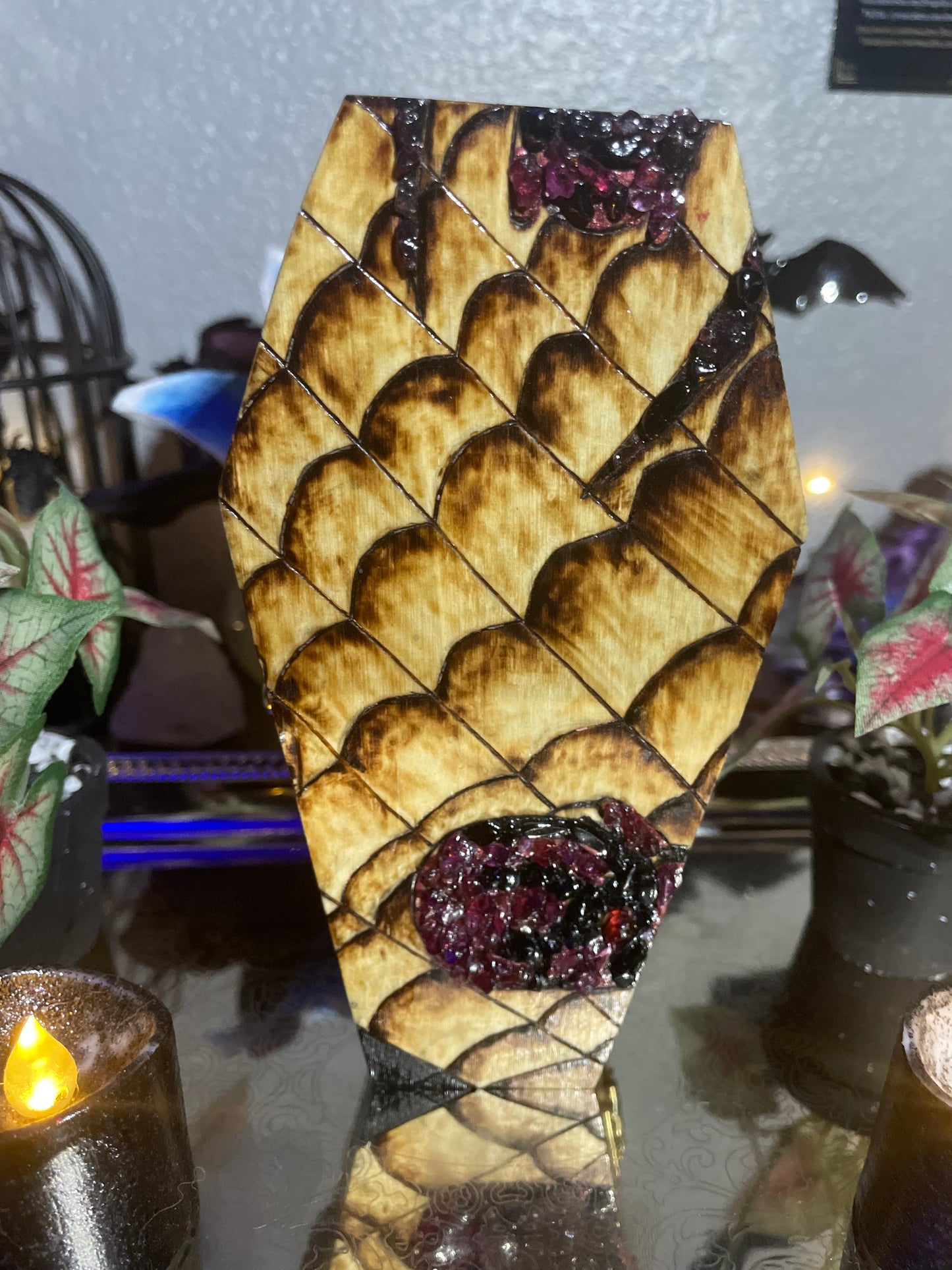 Spider Coffin Trinket Box