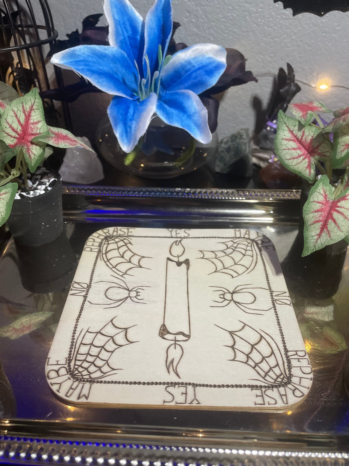 Wood Burned Pendulum Board