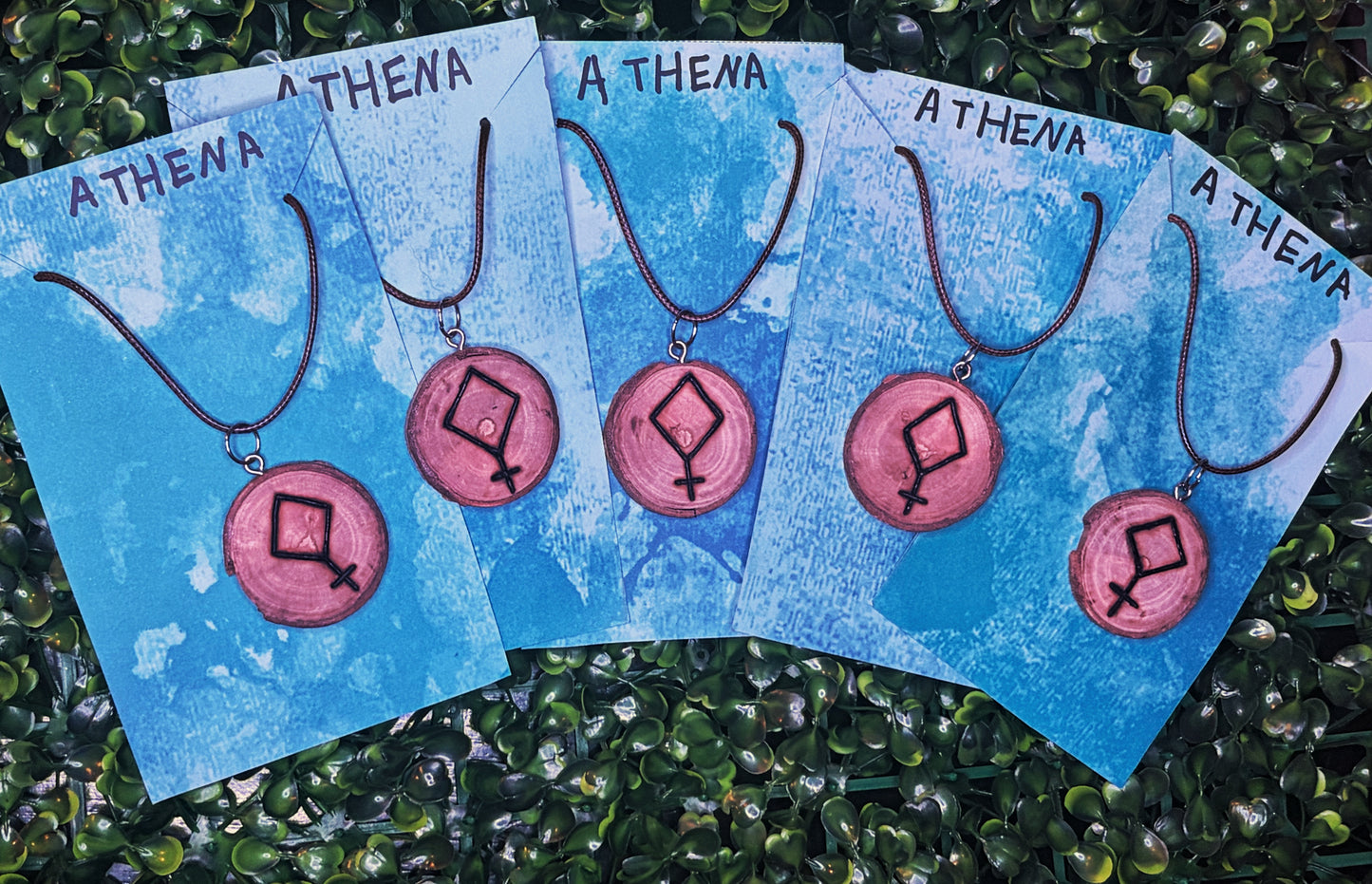 Athena talisman necklace